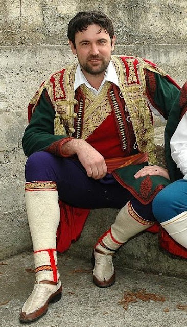 FolkCostume&Embroidery: Men's Costume of Crna Gora, Црна Гора ...