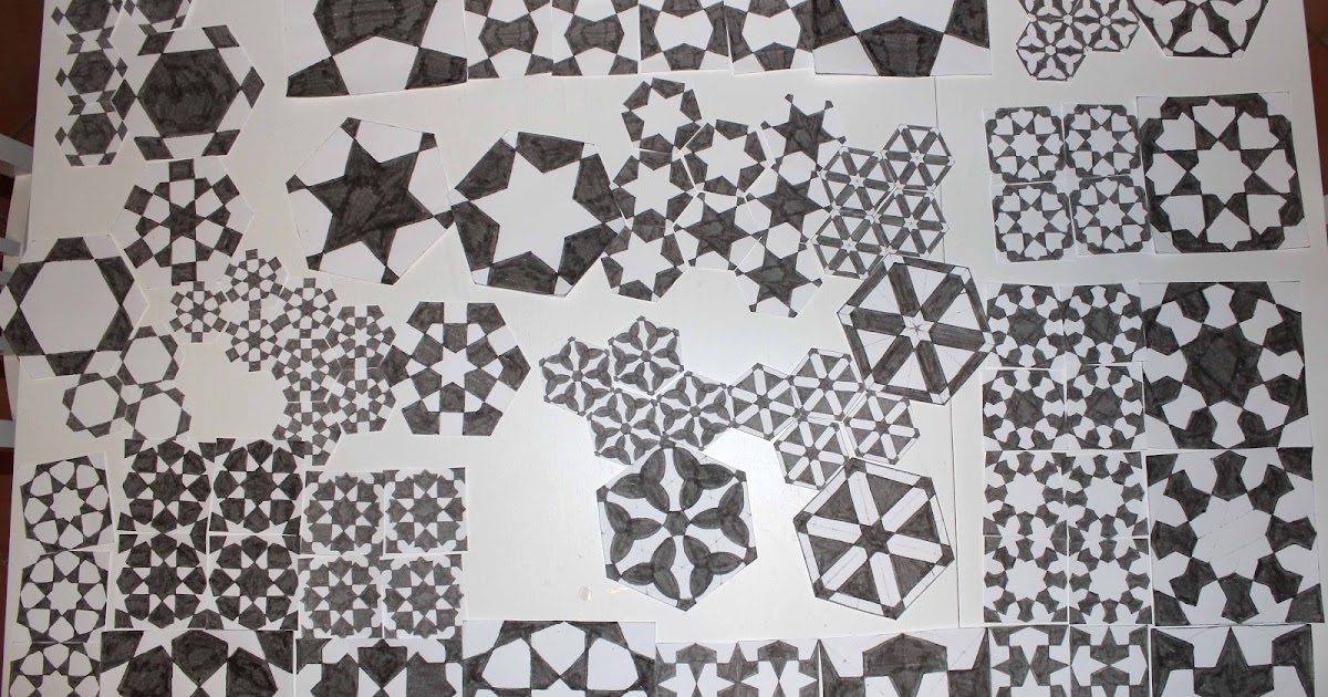The Hoarder's Art Room Islamic Inspired Tessellations