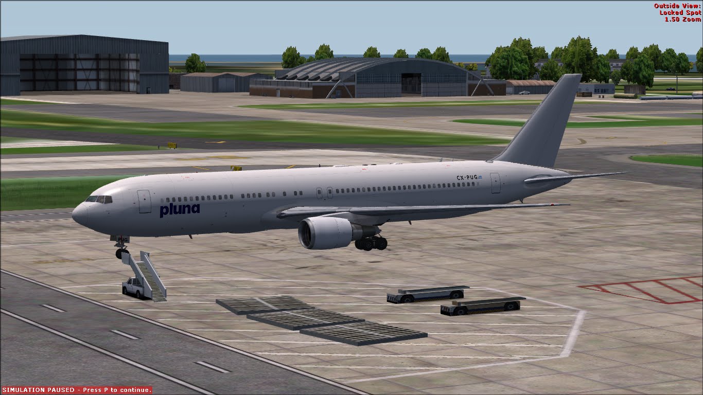 Alas de Uruguay fsx Boeing 767300ER CXPUG / PLUNA