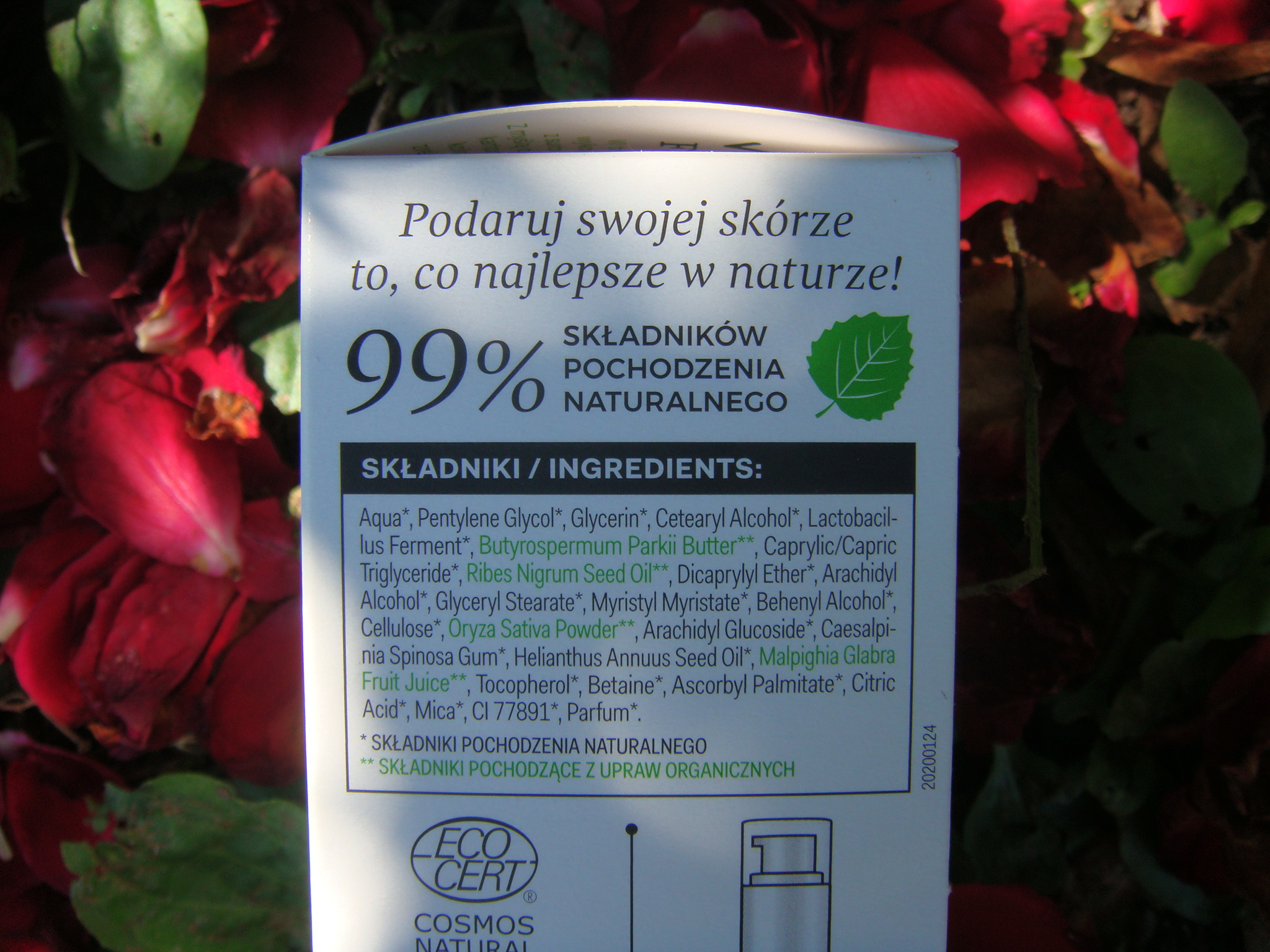 Naturalna Dusza Krem do twarzy AA Fresh Fruits