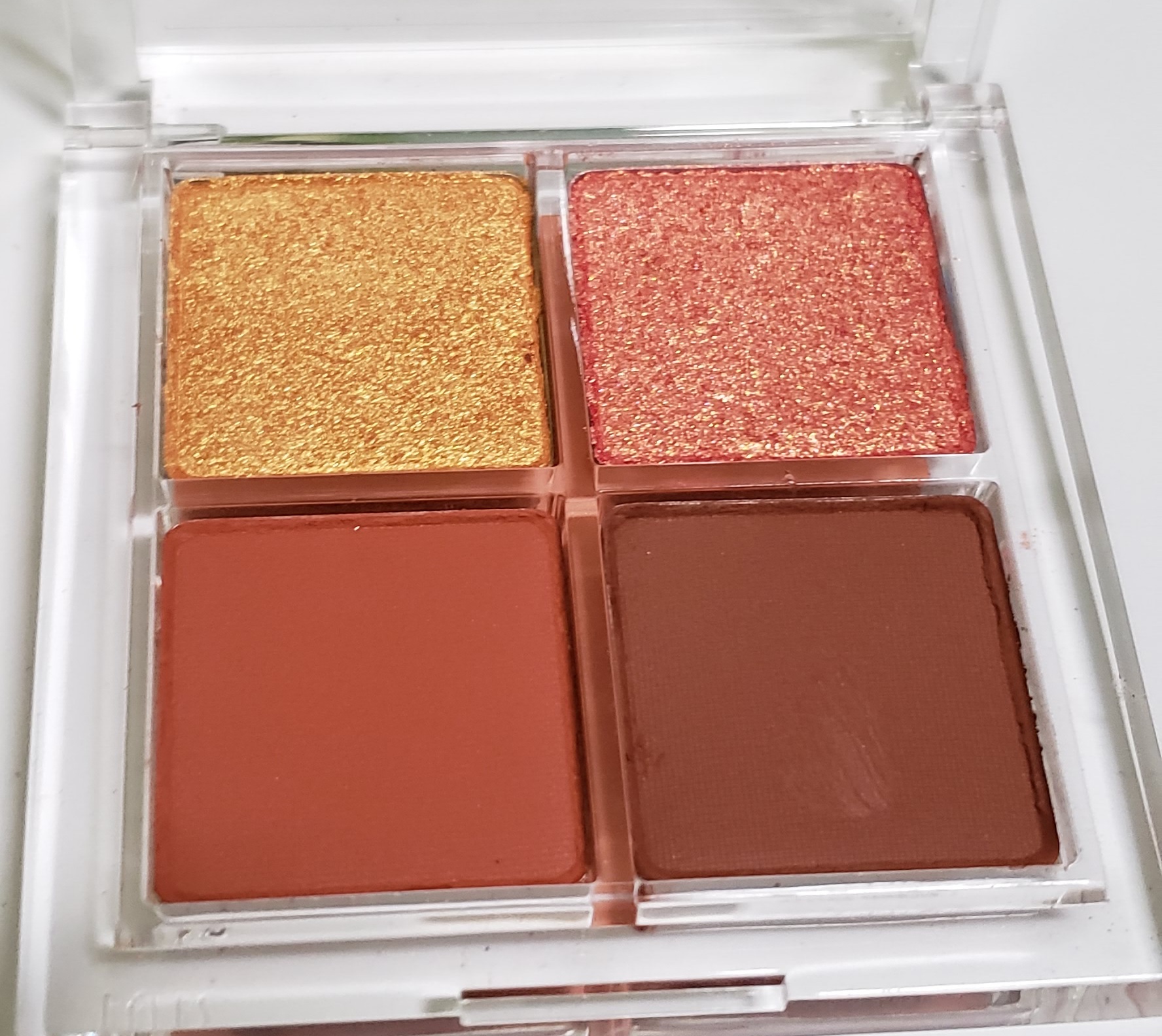 ColourPop Quads! Citrus Fizz, Cream Soda, Creamsicle, Mocktail, Sorbet