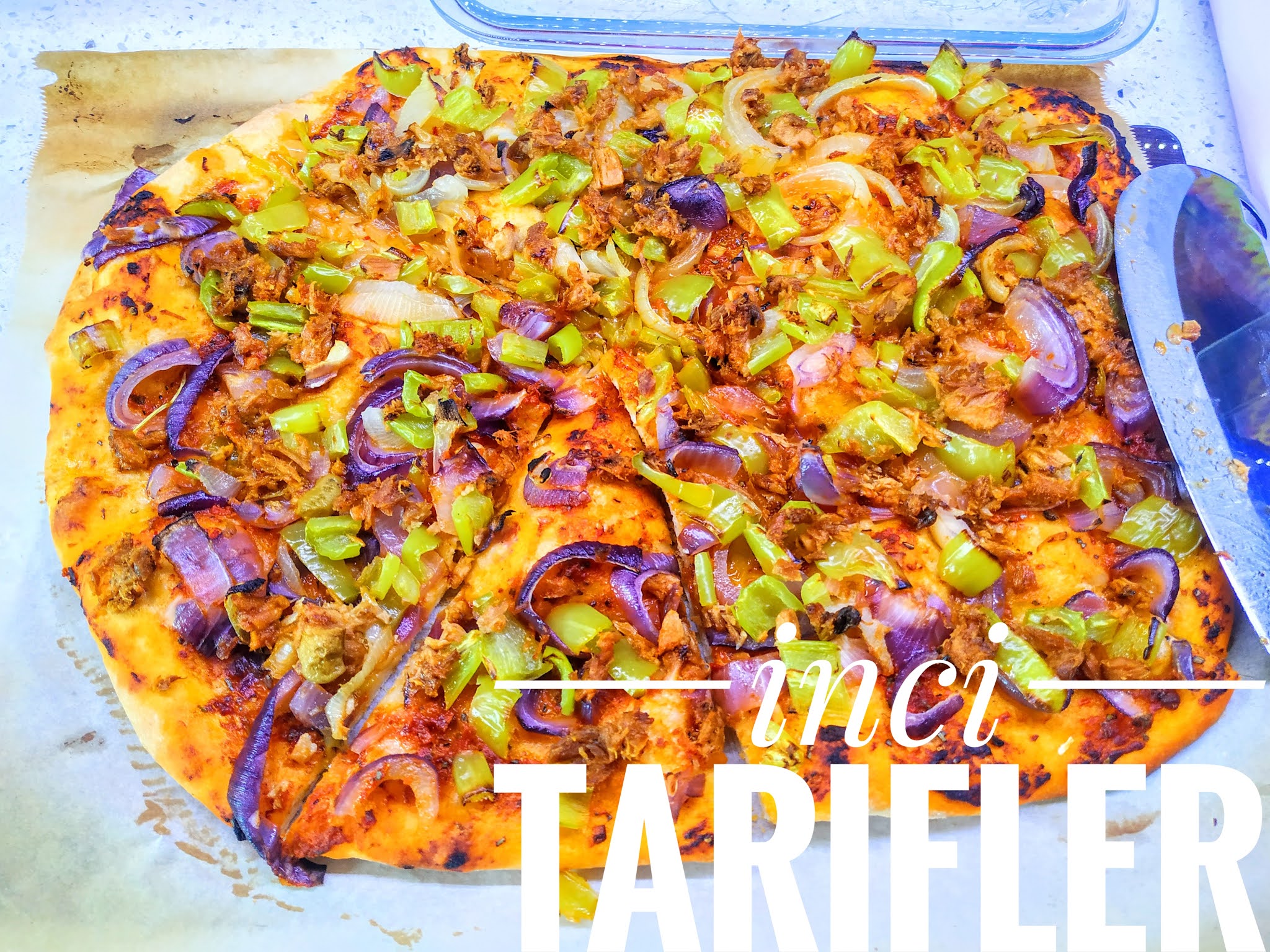 İnci Tarifler 🍕Ekşi Mayalı Ekmek Hamurundan Ton Balıklı Pizza ve