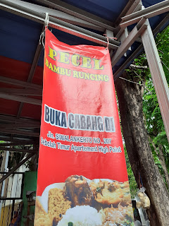 Nasi Pecel Bambu Runcing