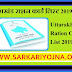 Uttarakhand Ration Card List 2019