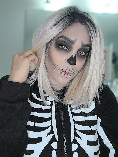 Halloween Face Painting - Skeleton