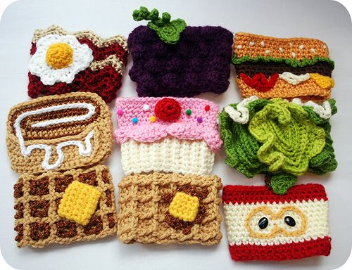 purses) /Monederos para comerselos! Tejido Facil