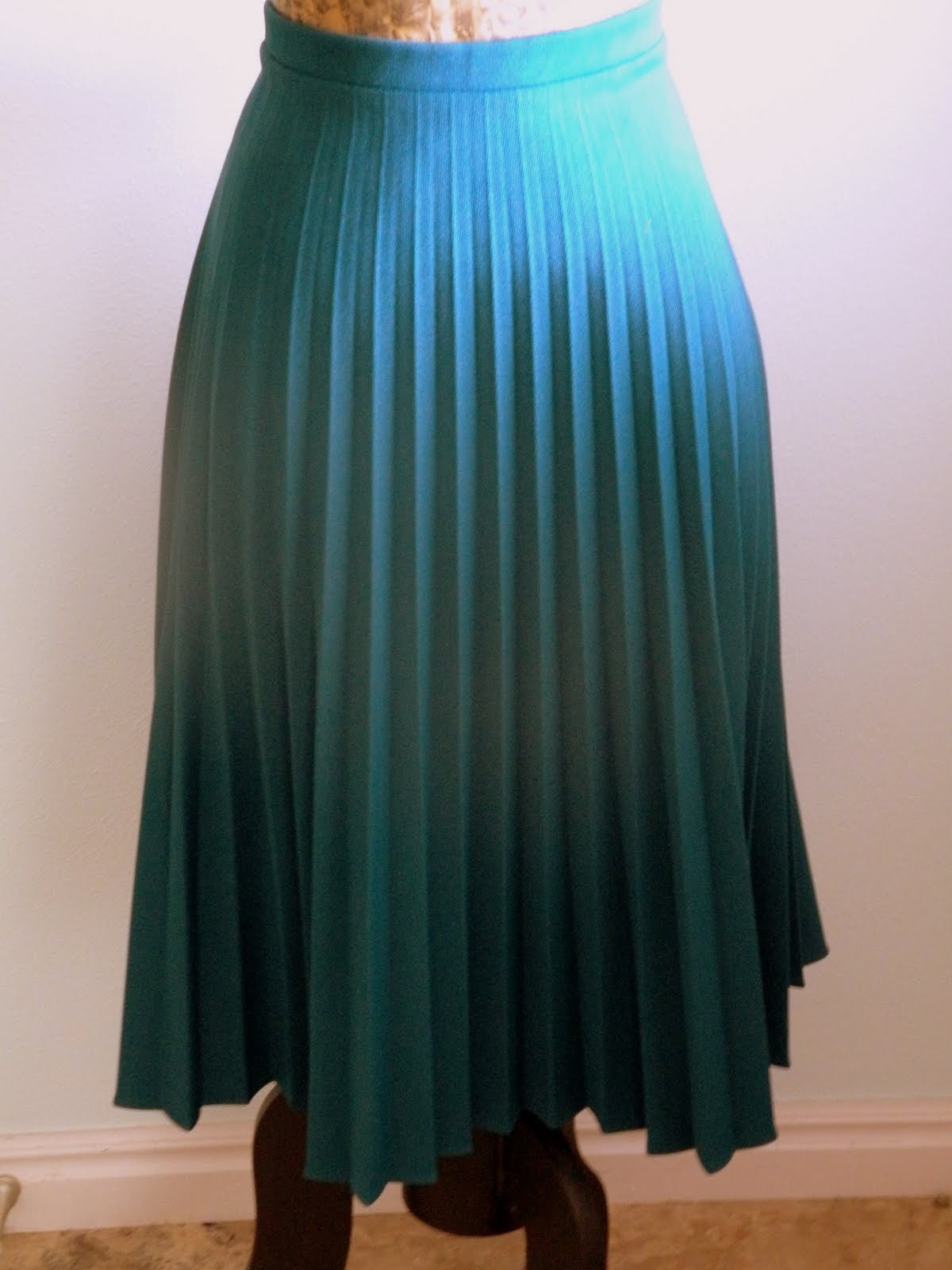 Teal Pleasant Skirt / Dress with Coconut Shell