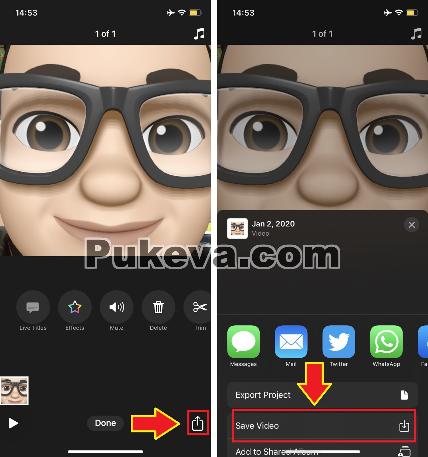 Cara Membuat Dan Merekam Video Dengan Wajah Memoji Animoji Di Iphone Pukeva