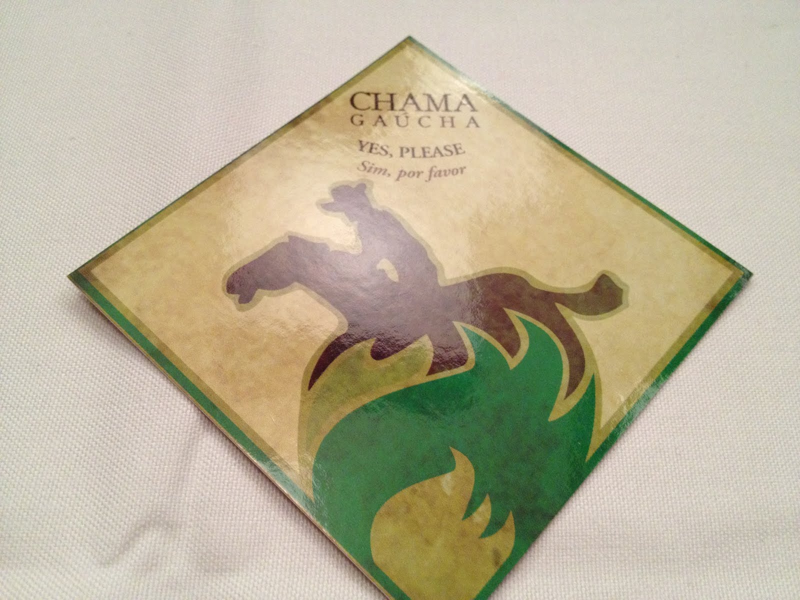 Patty And David Said...: Chama Gaucha