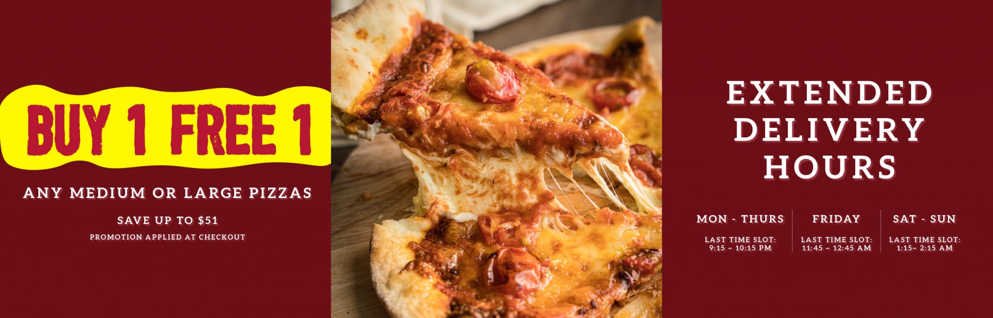 Handcrafted Pizza Delivery