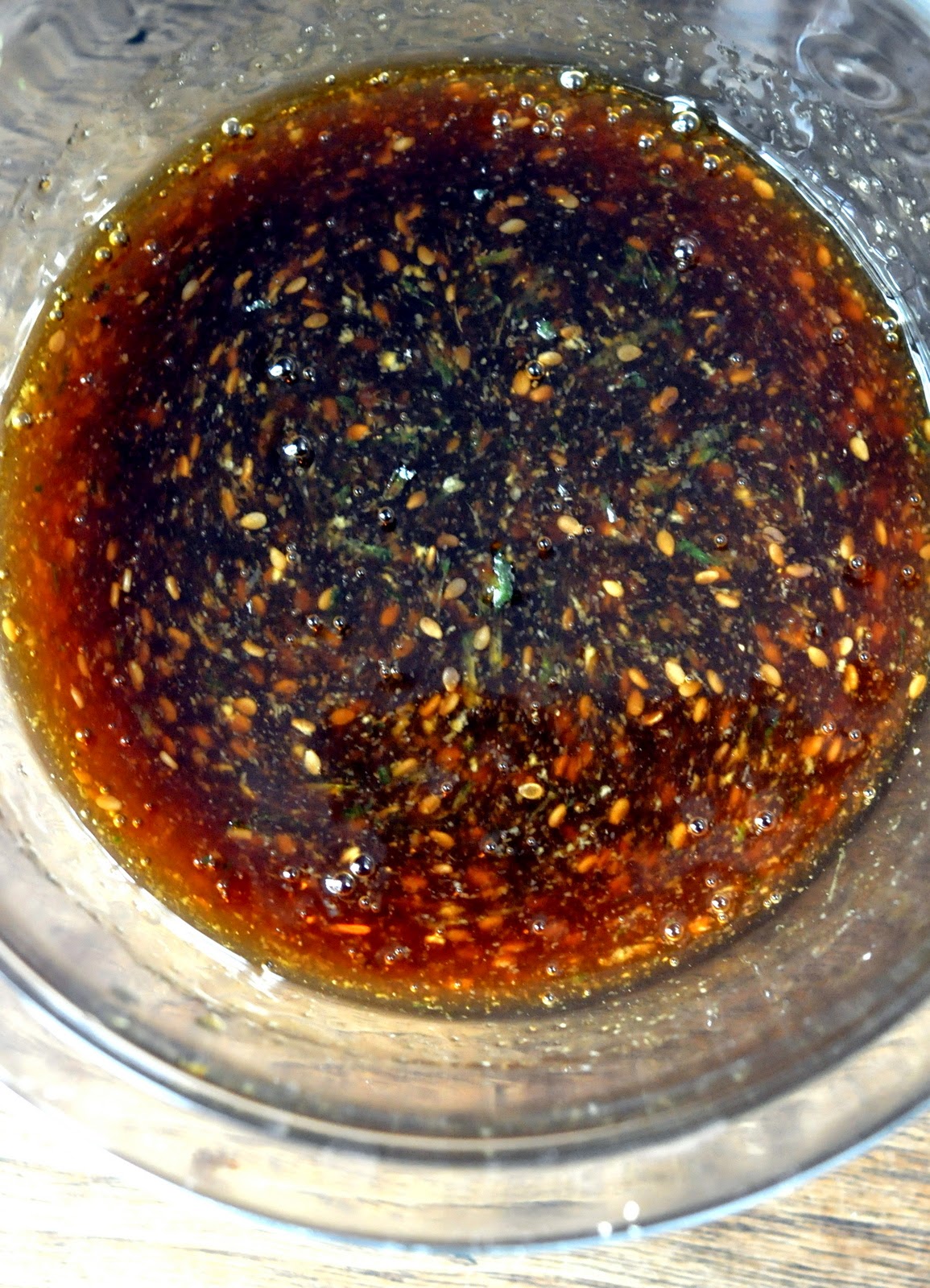 Toasted Sesame Soy Ginger Dressing | Photo by Taste As You Go