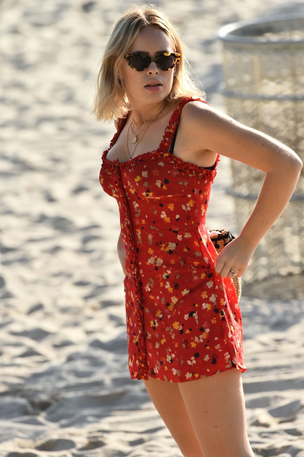 Tanya Burr A Beautiful Bikini On The Beach In Miami Best Of