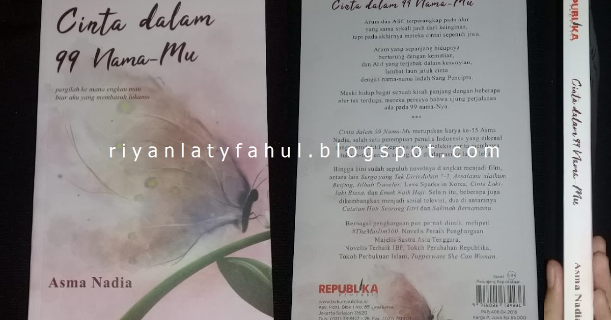 Review dan Kumpulan Kutipan Novel CINTA DALAM 99 NAMAMU