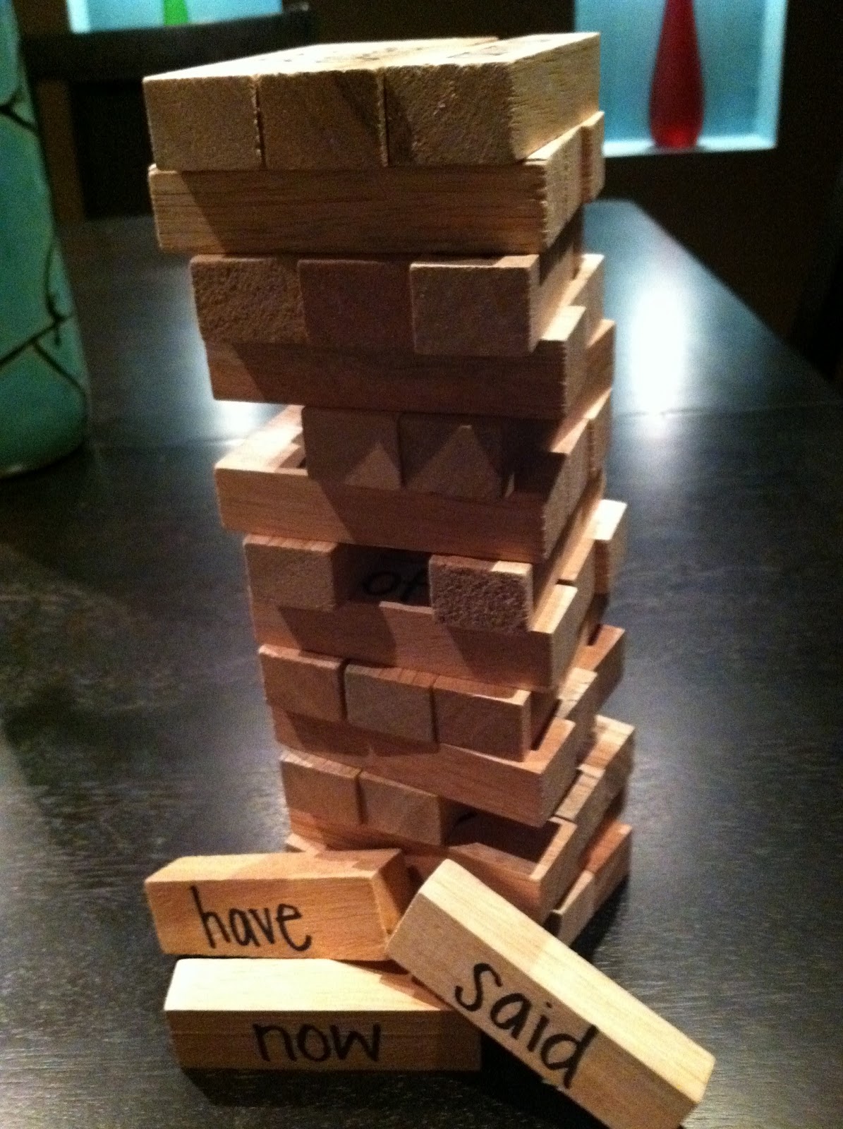 The First Grade Diaries: Sight Word Jenga Game