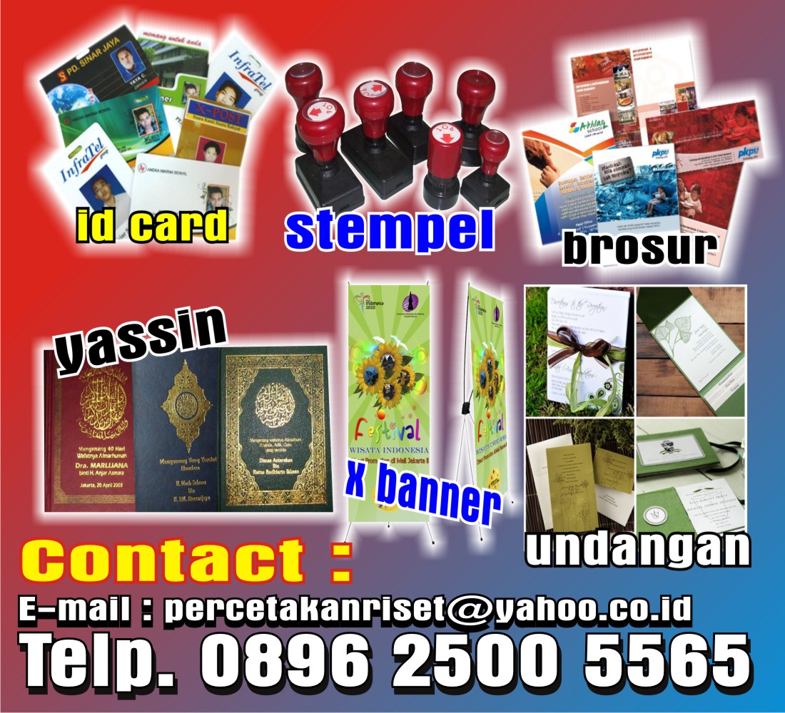 PERCETAKAN BEKASI PERCETAKAN MURAH DAN CEPAT DI BEKASI I