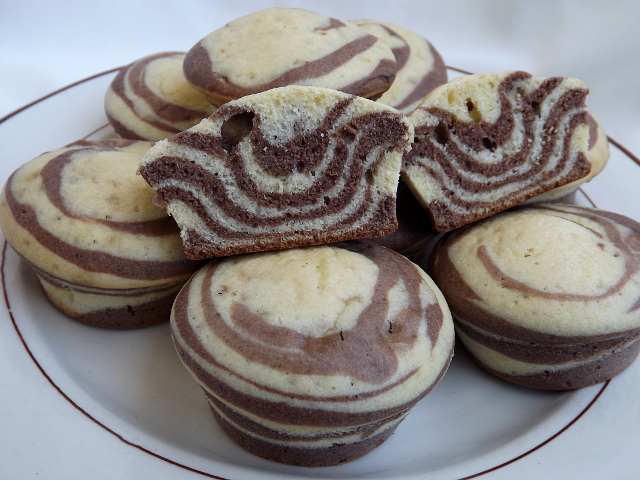 Kipróbált és bevált receptek ...: Zebra muffin
