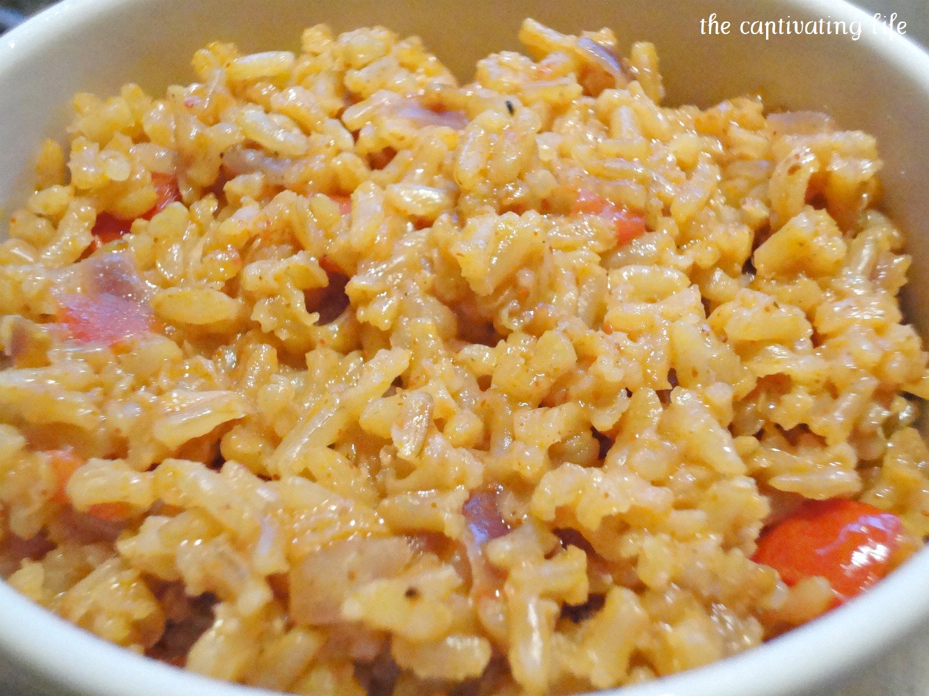 The Captivating Life Quick and Easy Spanish Rice