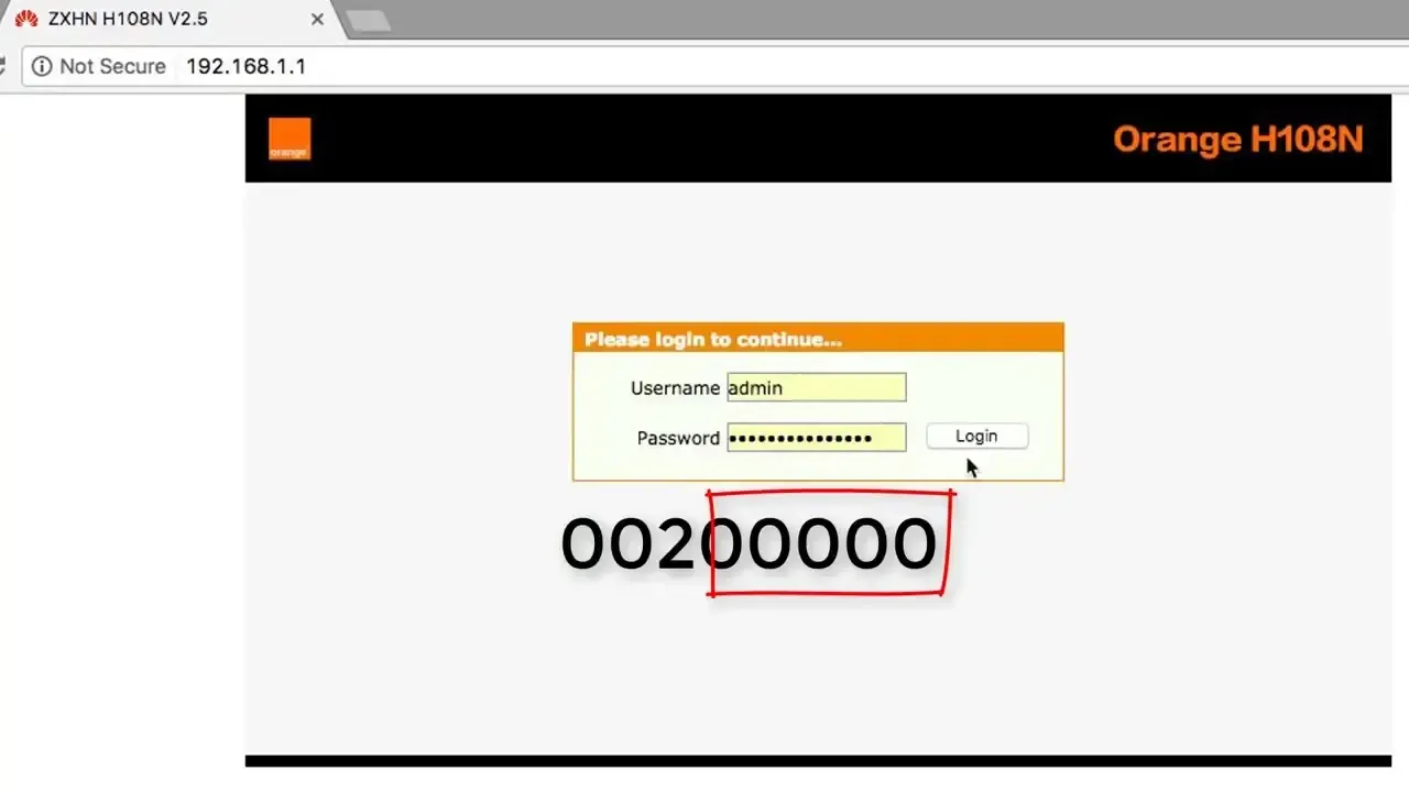 كيفية تغيير باسورد راوتر اورنج كيفية تغيير باسورد راوتر اورنج