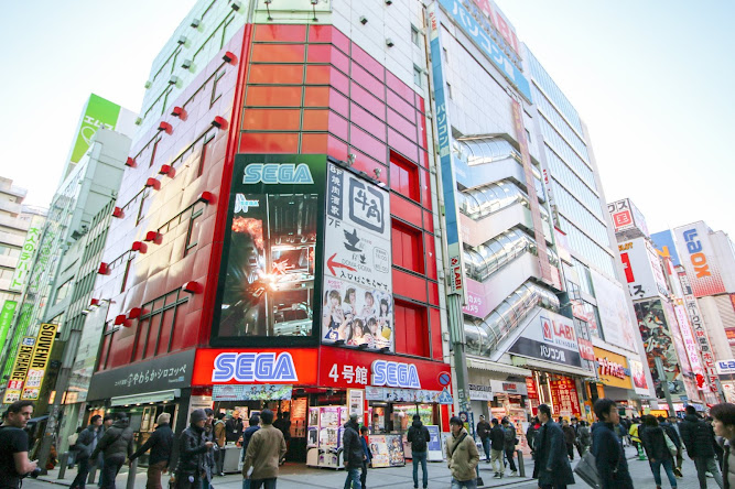 Akihabara Tokyo Japan Travel Blog Sega Building