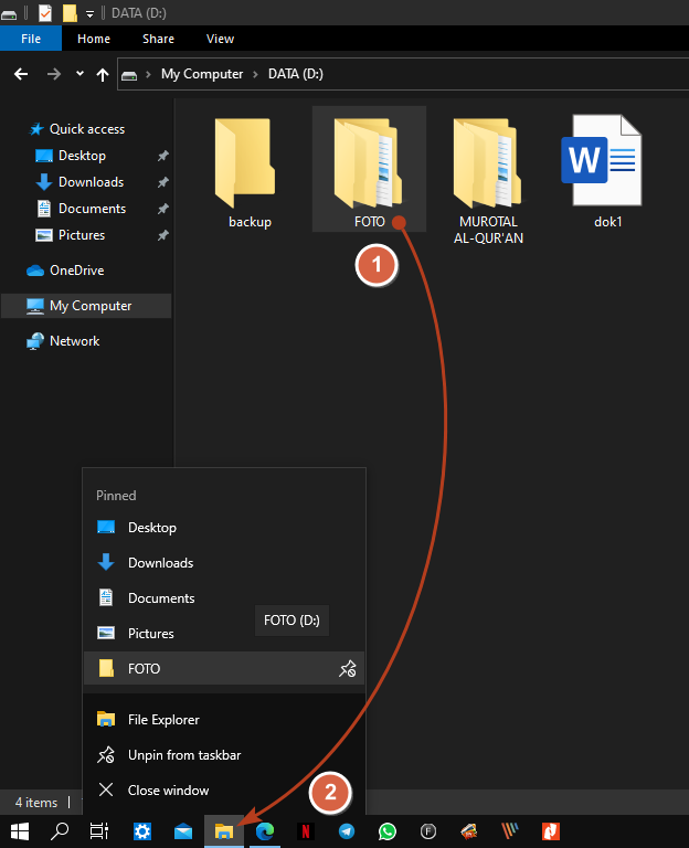 Cara buat shortcut ke folder favorit kamu tanpa harus buka Windows