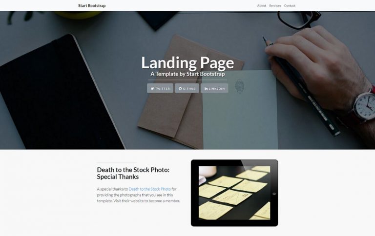 latest best free bootstrap 4 website templates