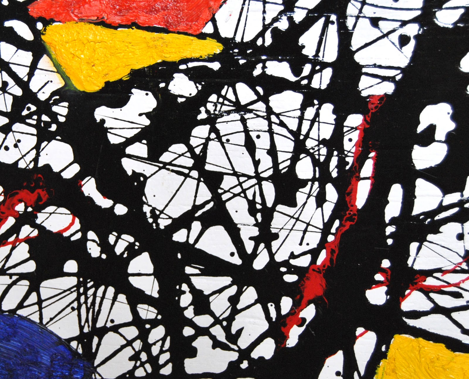 King in Yellow Ode aan Jackson Pollock Ode to Jackson Pollock