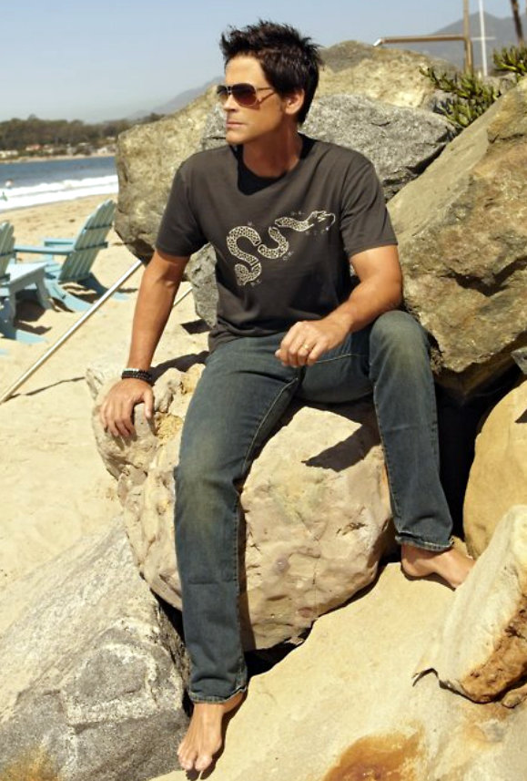 Famous Male Feet Rob Lowe