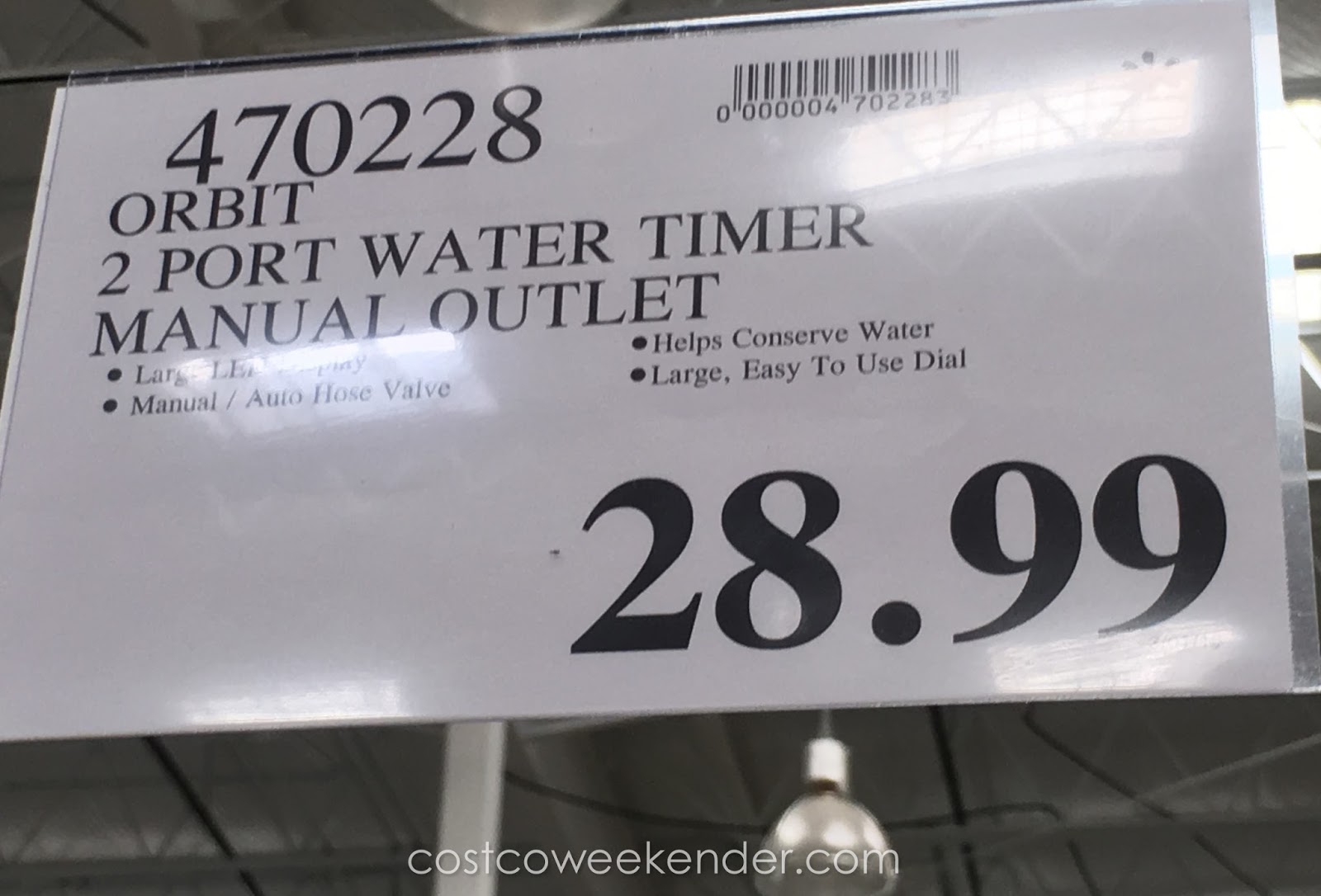 Orbit Watering Timer Costco Weekender