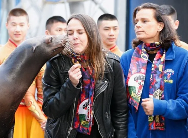 Princess Stephanie of Monaco and her daughter Pauline Ducruet attend at 41th International Circus Festival in Monte-Carlo