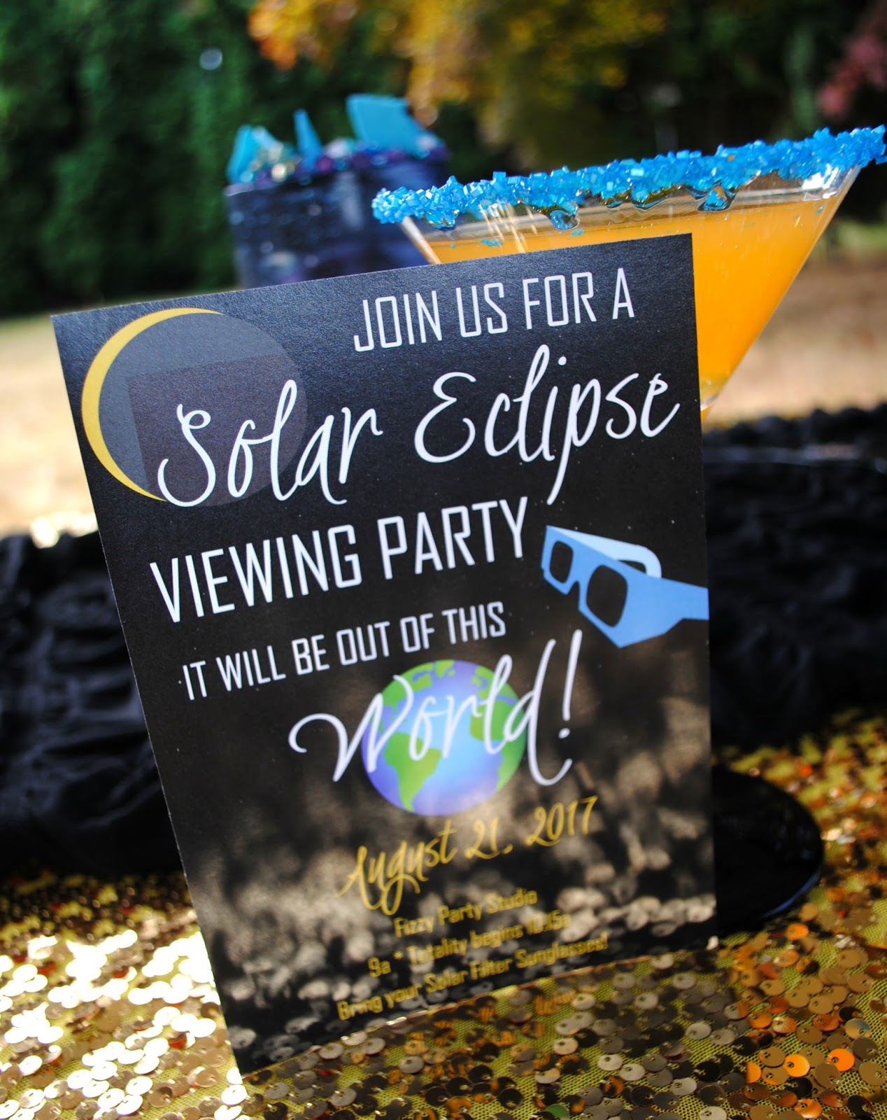 Fizzy Party Solar Eclipse Party