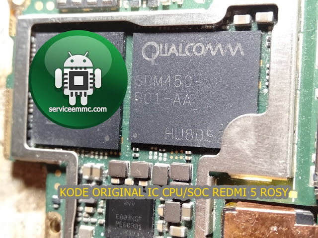 Kode iC Original ic Power-eMMC-cPU Xiaomi Redmi 5 Rosy Kode iC Original ic Power-eMMC-cPU Xiaomi Redmi 5 Rosy