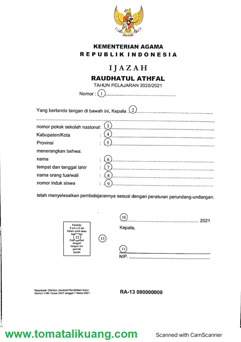 Download Juknis Penulisan Blangko Ijazah Madrasah Tahun Download Juknis Penulisan Blangko Ijazah Madrasah Tahun