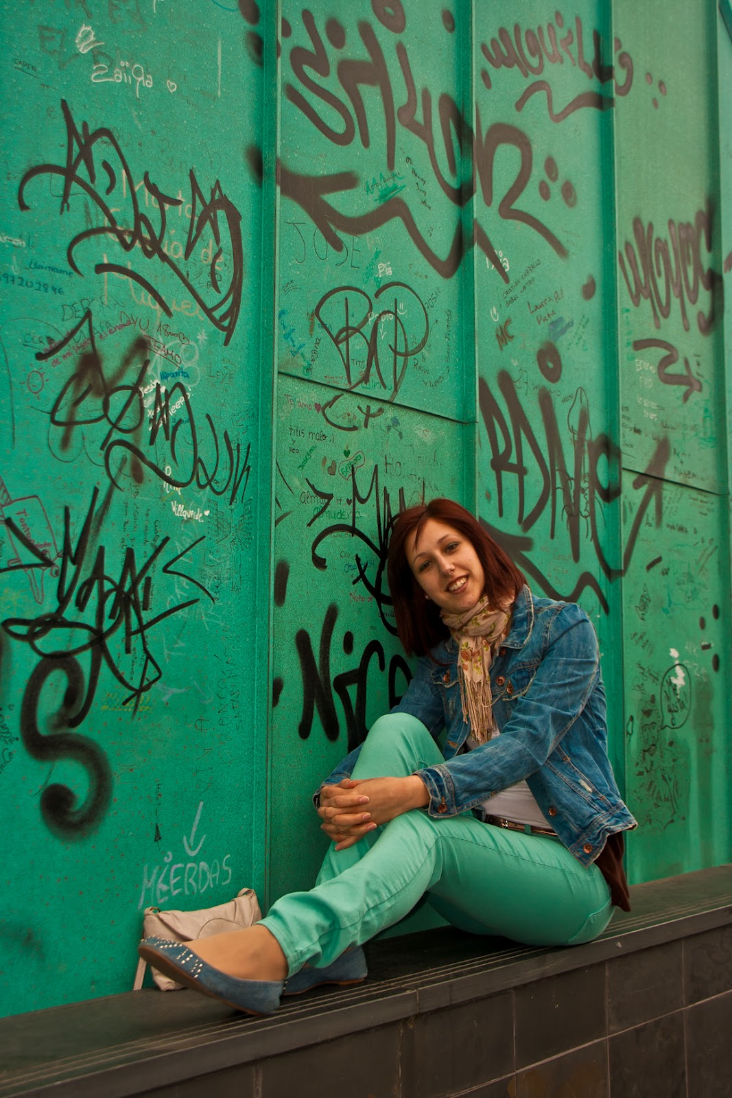 Outfit Pantalon Verde Agua - Kasumicat