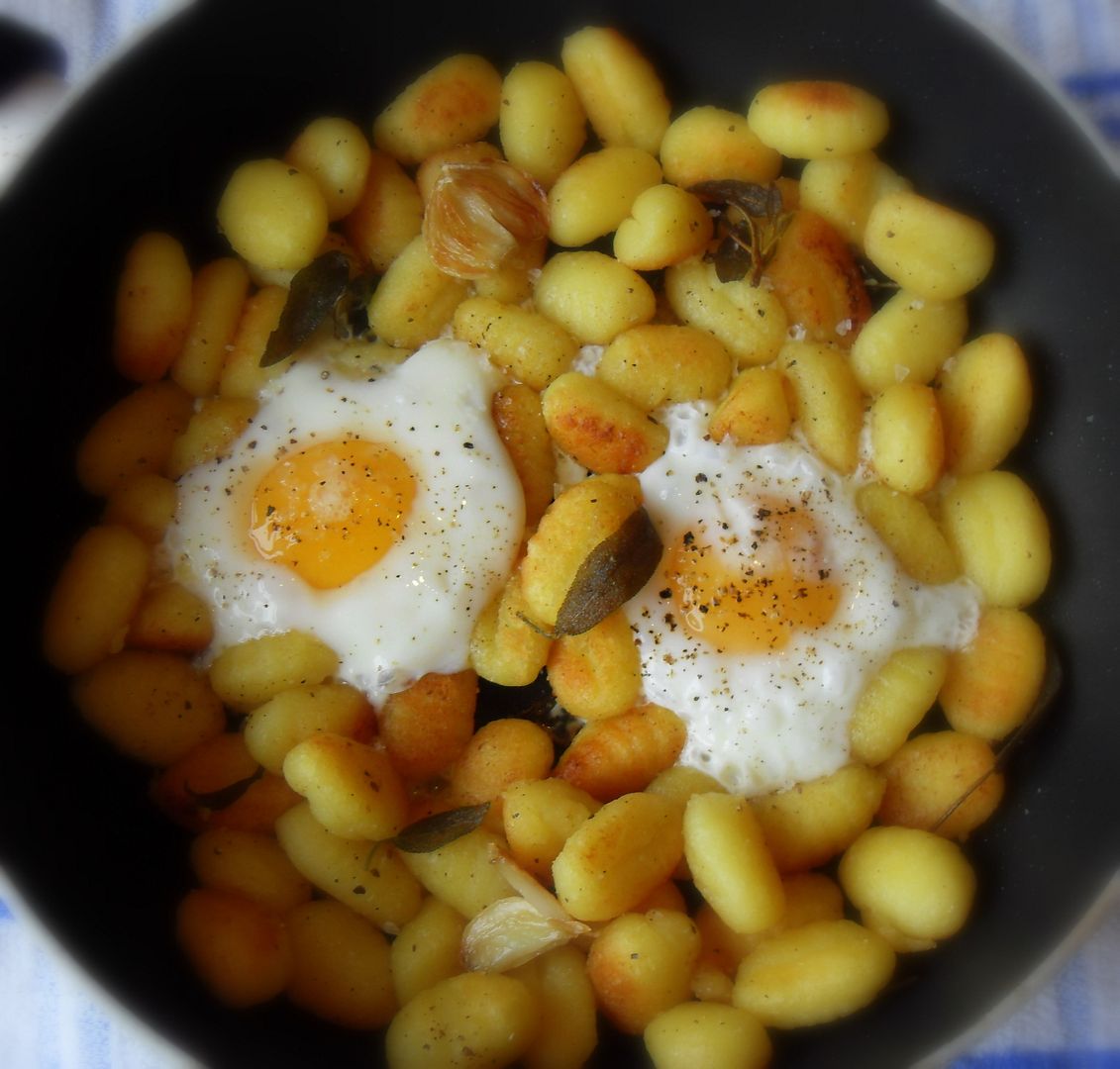 Pan Fried Potato Gnocchi & Egg The English Kitchen