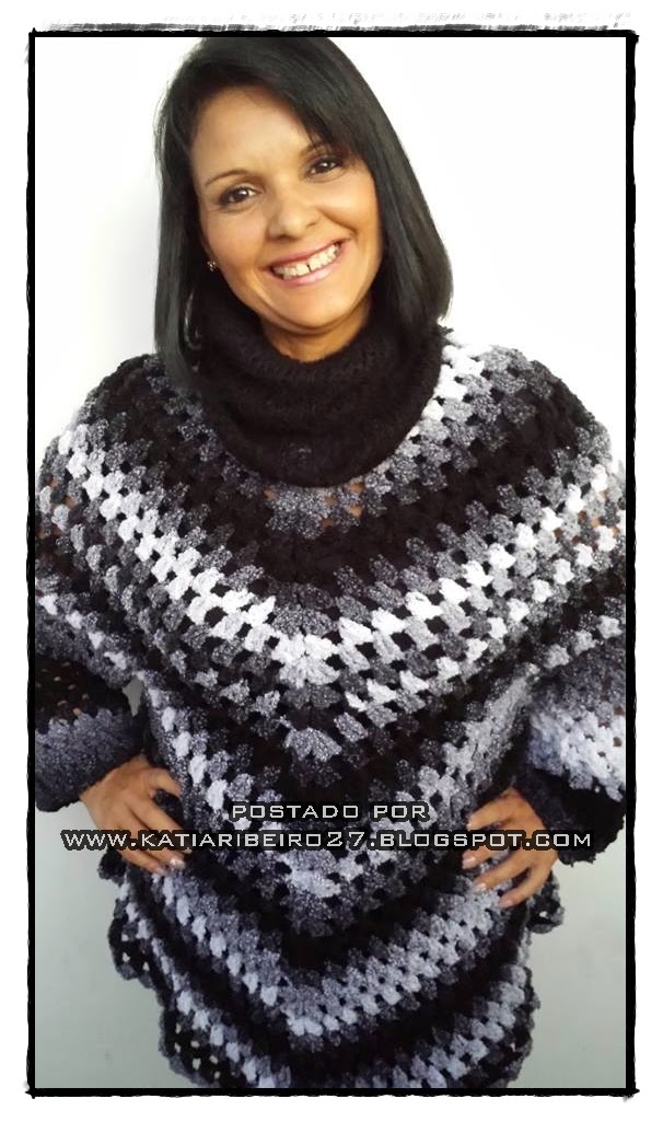 poncho em crochê com passo a passo poncho adulto crochê passo a passo