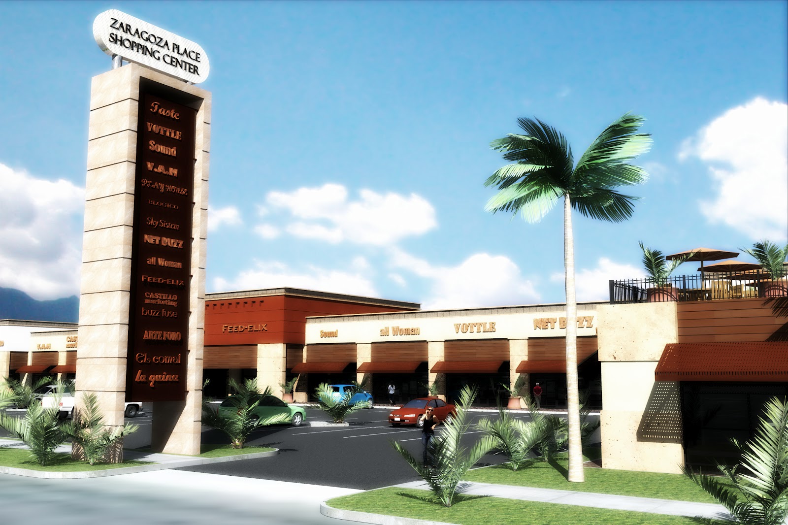 ARIA arquitectos Zaragoza Place Shopping Center (El Paso Tx.)