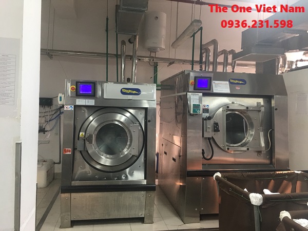 Lắp máy giặt công nghiệp Powerline cho bệnh viện ở Thái Nguyên
