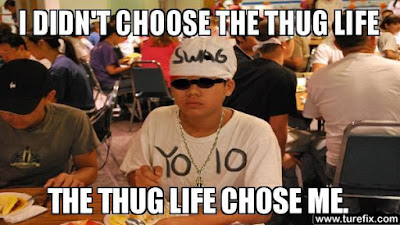 I Didn't Choose The Thug Life, funny meme images collection, humor picture
