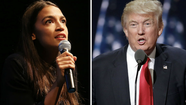 Trump mocks Green New Deal as done by 'young bartender' Ocasio-Cortez 