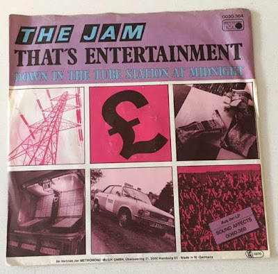 That's Entertainment by The Jam West German import single