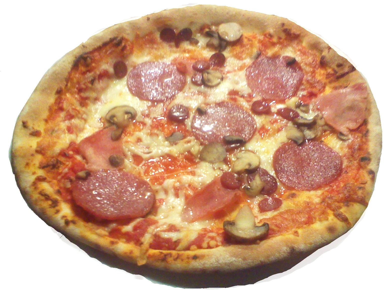 NUESTRAS RECETAS FAMILIARES PIZZA DE SALAMI