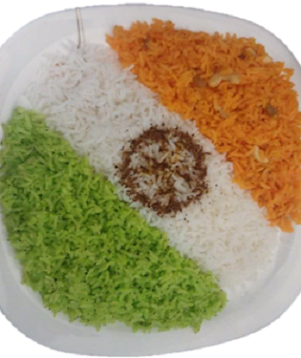 recipe for tricolor rice  or  casserole