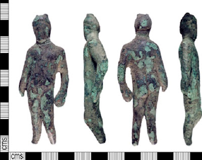 Detectorist finds Mercury figurine in Yorkshire