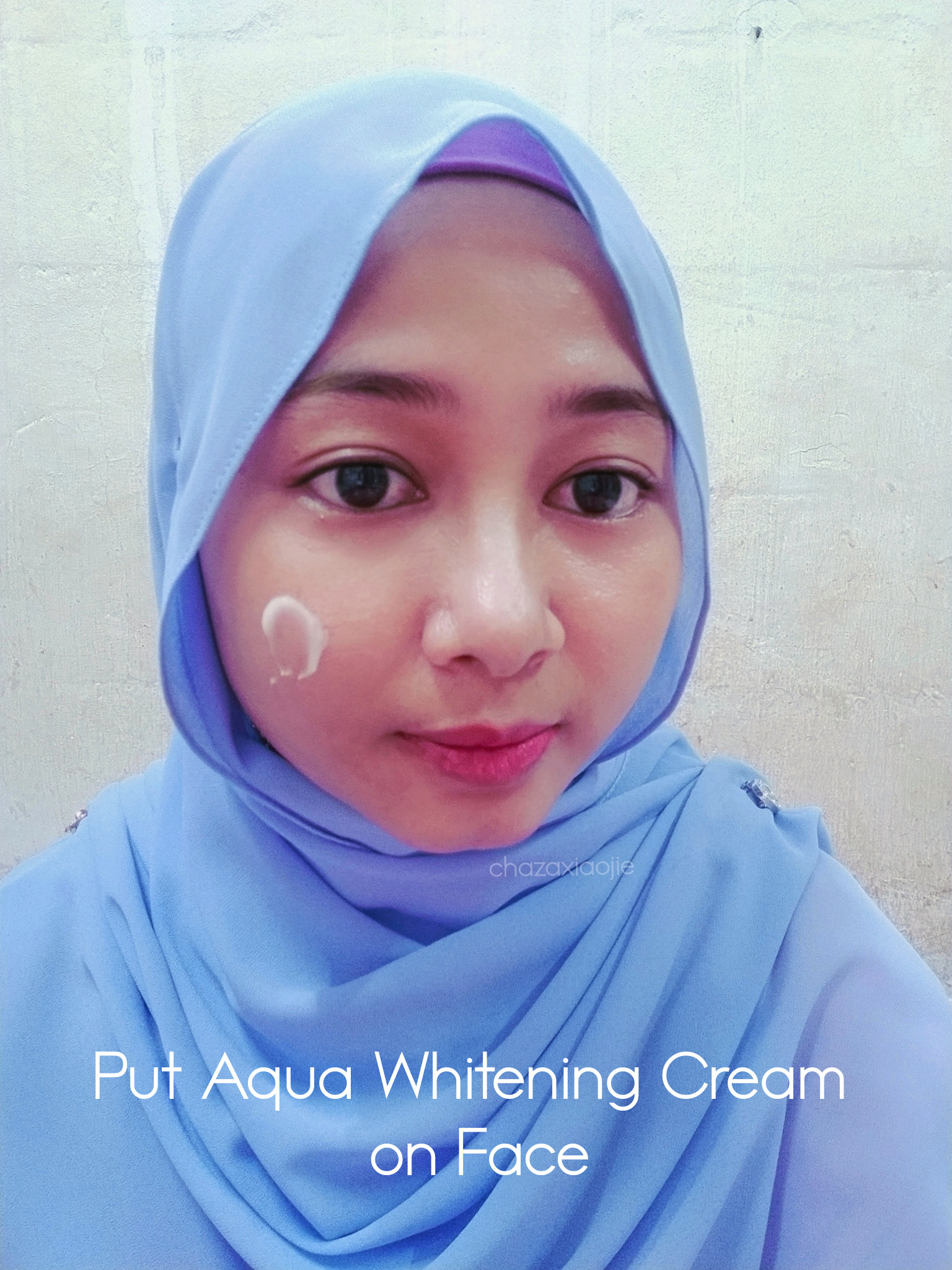 Aqua whitening cream