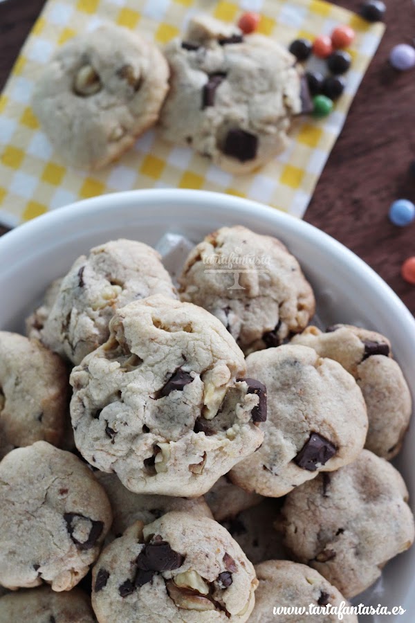 Cookies con trocitos de chocolate