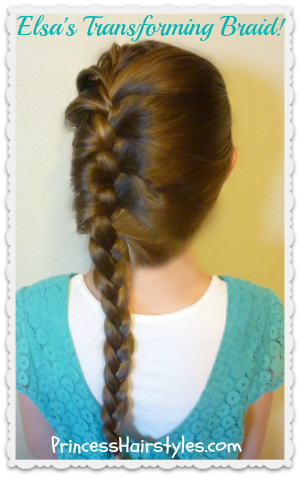 Elsas braid hair tutorial from Frozen  YouTube