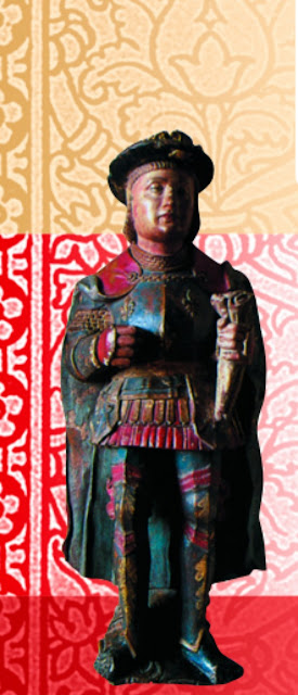 Деревянная статуя Карла VIII.  XV в.