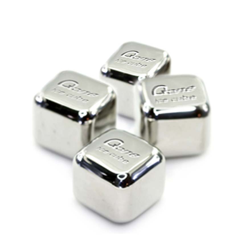 OX-915 Stainless Steel 4Pcs Ice Cube Oxone