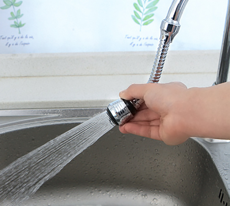 2 Modes 360 Rotatable Bubbler Water Saving High Pressure Nozzle Filter