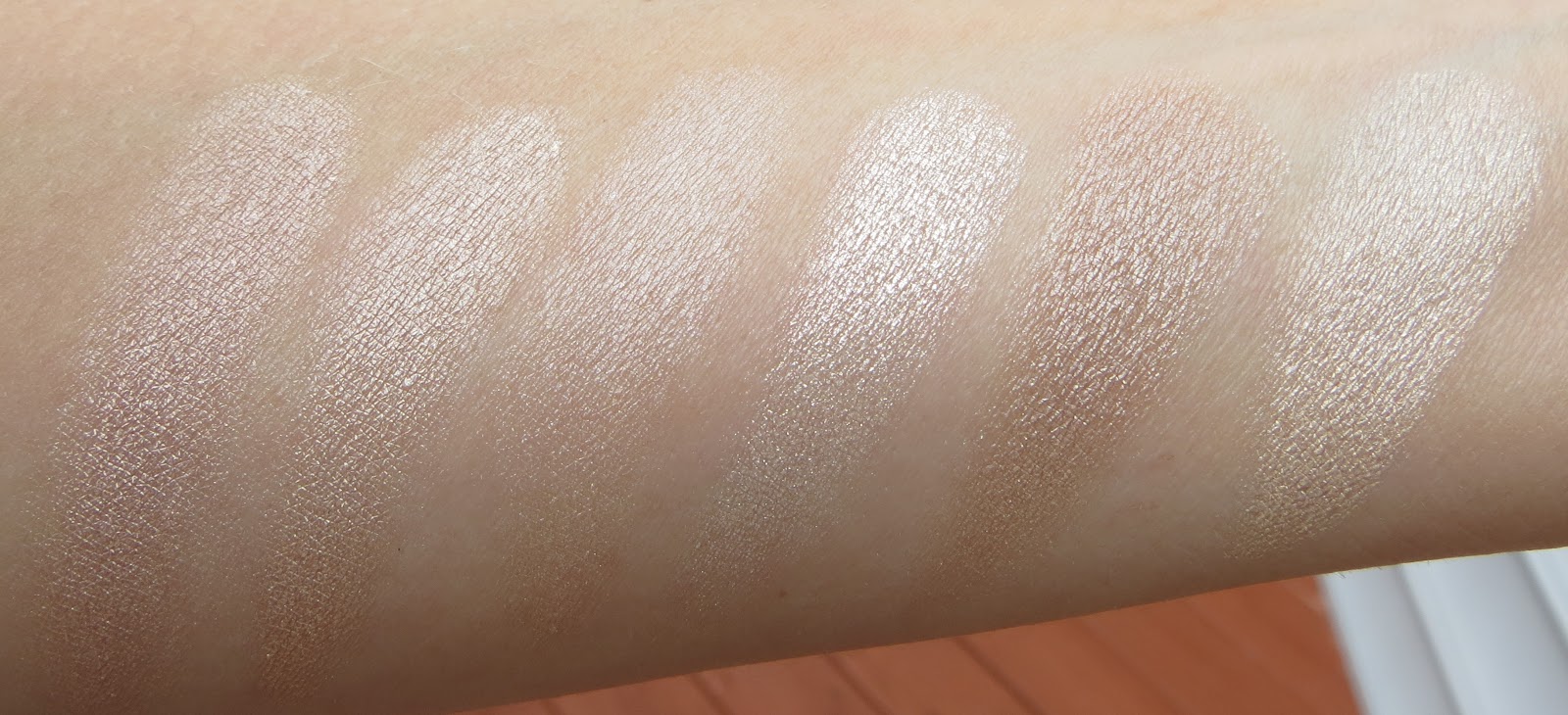 Swatch Soiree: Beige Cream Shadow Comparison Swatches